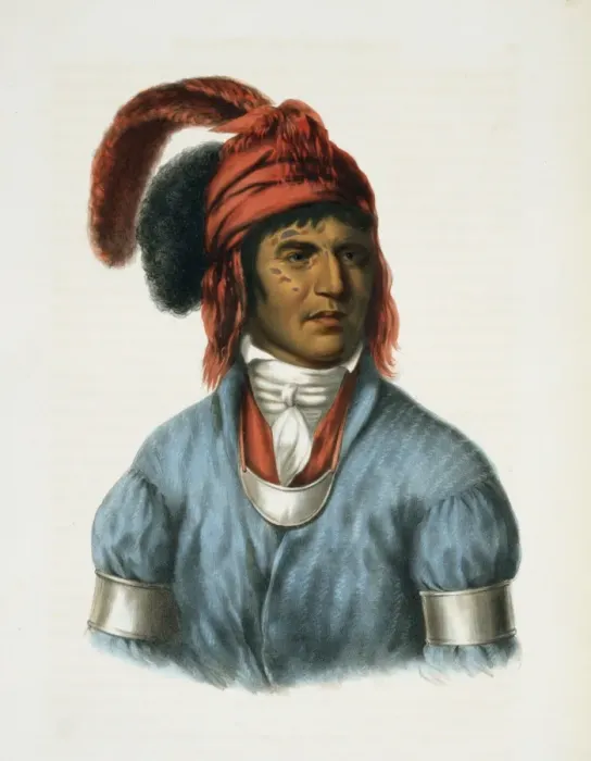 Framed Print : Ledagie. A Creek chief Framed Print : Ledagie. A Creek chief