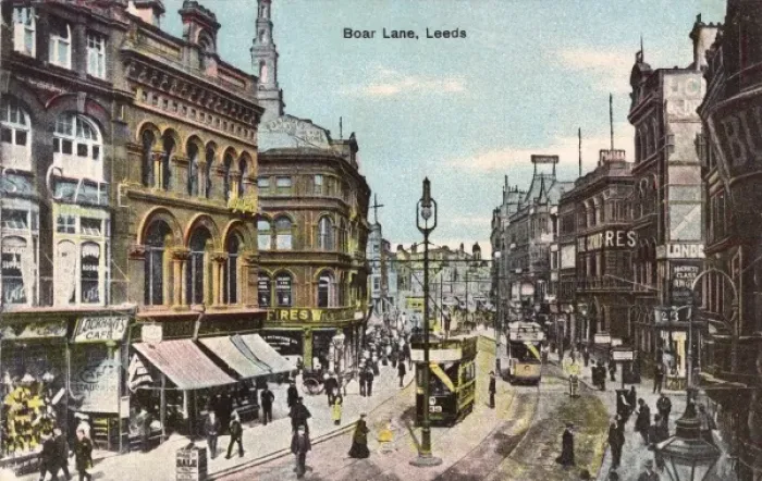 Framed Print : Leeds / Boar Lane 1905 Framed Print : Leeds / Boar Lane 1905