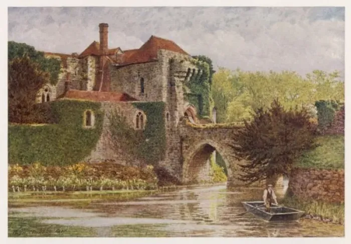 Framed Print : Leeds Castle / 1907 Framed Print : Leeds Castle / 1907