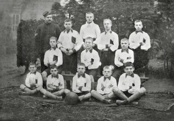 Framed Print : Leeds Reformatory Football Team Framed Print : Leeds Reformatory Football Team