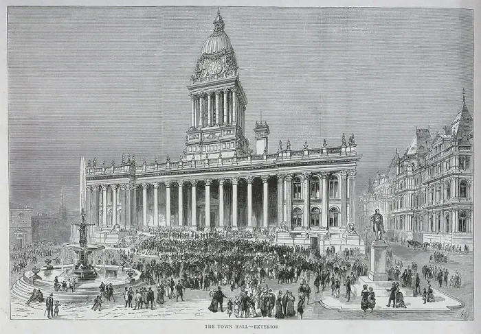 Framed Print : Leeds Town Hall, Exterior