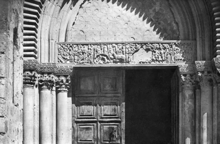 Framed Print : Left door, Church of the Holy Sepulchre, Jerusalem Framed Print : Left door, Church of the Holy Sepulchre, Jerusalem