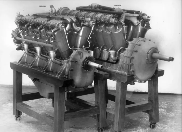 Framed Print : From left: Packard and Liberty engines Framed Print : From left: Packard and Liberty engines