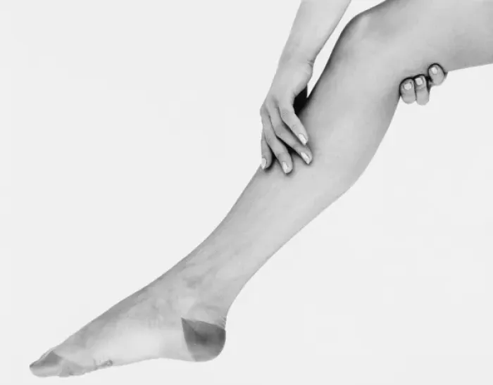 Framed Print : Leg with Tights On Framed Print : Leg with Tights On