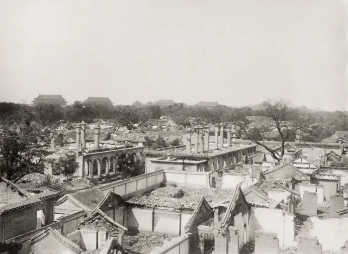 Framed Print : Legation Quarter, Peking Beijing, China. Boxer rebellion Framed Print : Legation Quarter, Peking Beijing, China. Boxer rebellion