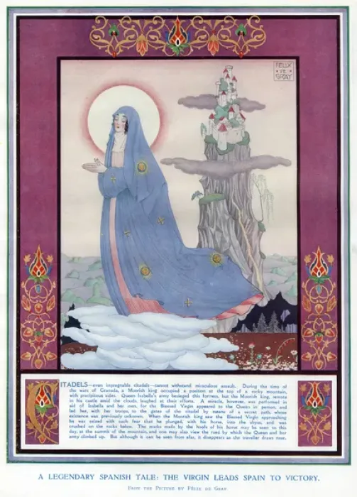 Framed Print : A Legendary SpanishTale - Virgin leads Spain to victory Framed Print : A Legendary SpanishTale - Virgin leads Spain to victory