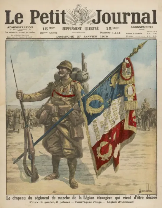 Framed Print : Legionnaire / 1918 Framed Print : Legionnaire / 1918