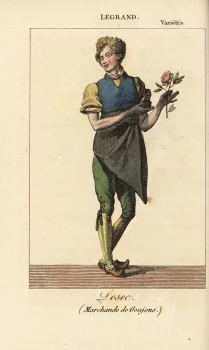 Framed Print : Legrand as Lesec in Marchande de Goujons at the Varietes Framed Print : Legrand as Lesec in Marchande de Goujons at the Varietes