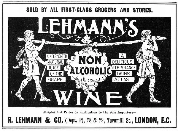Lehmanns Wine advertisement