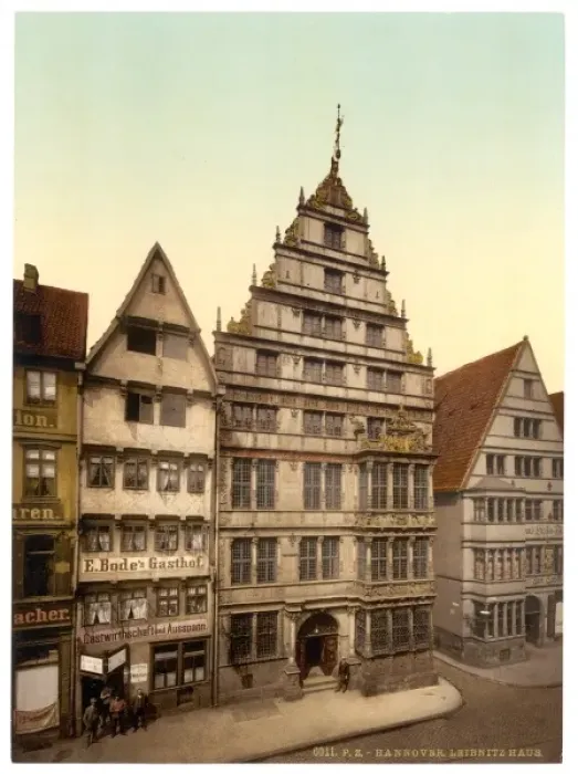 Framed Print : Leibnitz House, Hanover, Hanover, Germany Framed Print : Leibnitz House, Hanover, Hanover, Germany