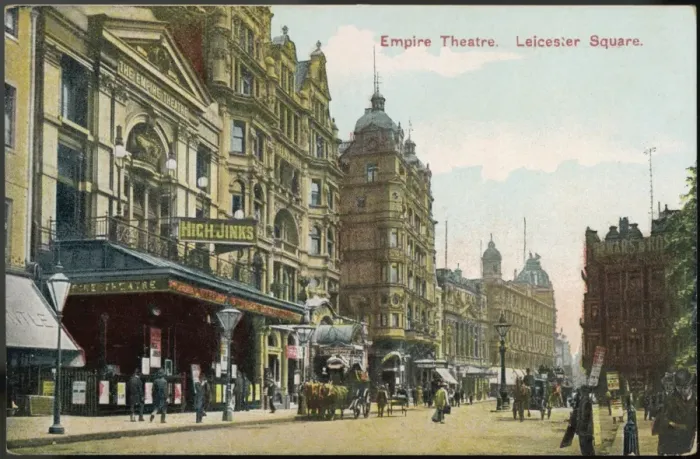 Framed Print : Leicester Square 1905 Framed Print : Leicester Square 1905