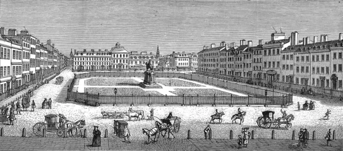 Framed Print : Leicester Square, London, 1753