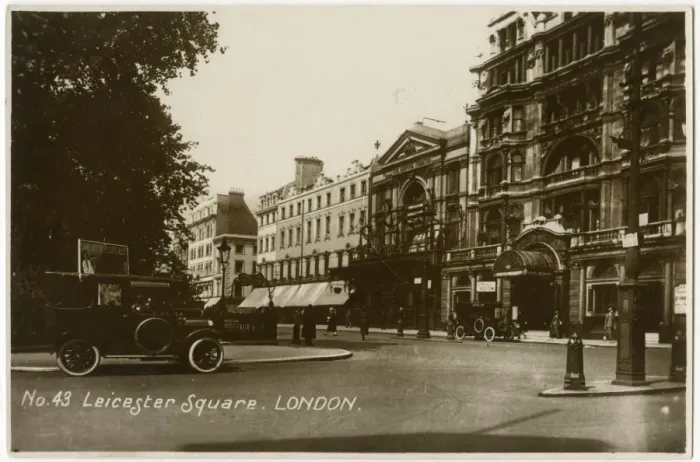 Framed Print : Leicester Square, London - including The Empire Theatre Framed Print : Leicester Square, London - including The Empire Theatre
