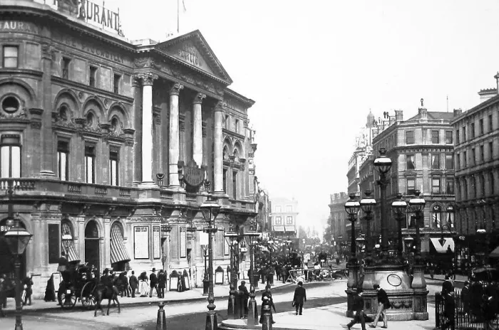 Framed Print : Leicester Square, London - Victorian period Framed Print : Leicester Square, London - Victorian period