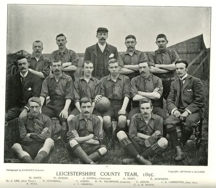 Framed Print : Leicestershire County FC Team 1895 Framed Print : Leicestershire County FC Team 1895