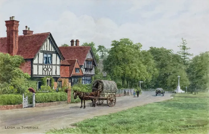 Framed Print : Leigh, near Tonbridge, Kent Framed Print : Leigh, near Tonbridge, Kent