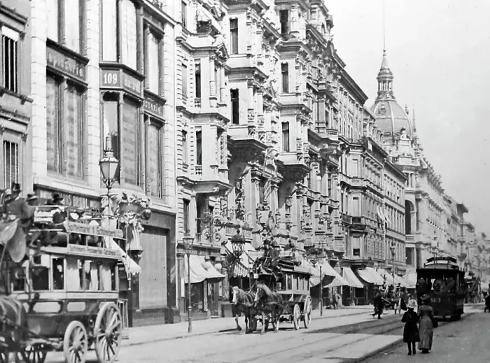 Framed Print : Leipzig Strasse, Berlin, Germany, Victorian period Framed Print : Leipzig Strasse, Berlin, Germany, Victorian period