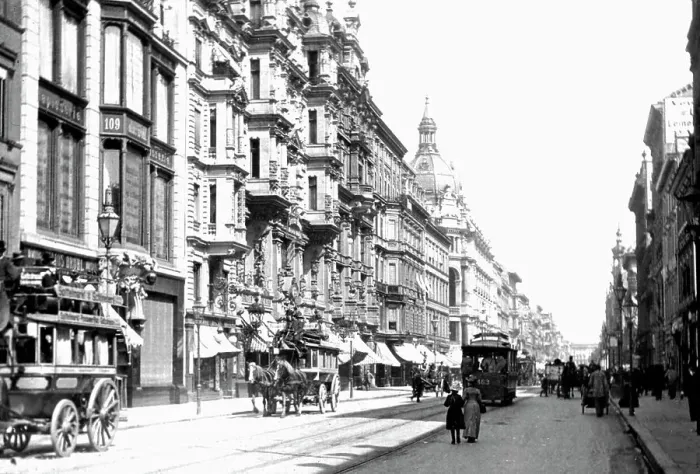 Framed Print : Leipziger Strasse Berlin Germany Victorian period Framed Print : Leipziger Strasse Berlin Germany Victorian period