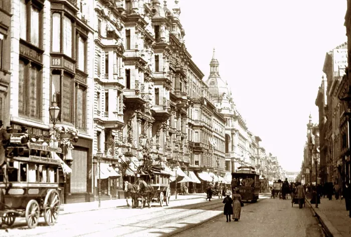 Framed Print : Leipziger Strasse Berlin Germany Victorian period Framed Print : Leipziger Strasse Berlin Germany Victorian period