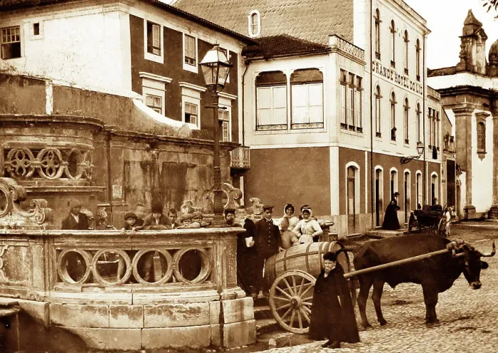 Framed Print : Leiria, Portugal, early 1900s Framed Print : Leiria, Portugal, early 1900s