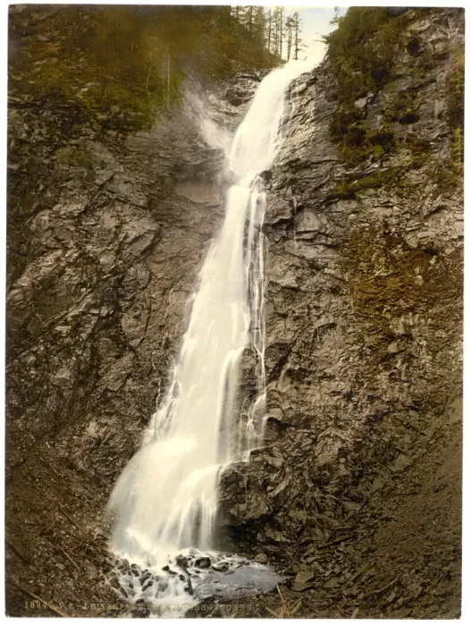 Framed Print : Leiterfall (i. e. Leiter-Tal), Carinthia, Austro-Hungary Framed Print : Leiterfall (i. e. Leiter-Tal), Carinthia, Austro-Hungary
