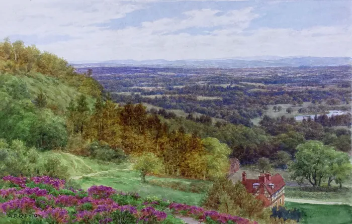 Framed Print : Leith Hill, near Dorking, Surrey Framed Print : Leith Hill, near Dorking, Surrey