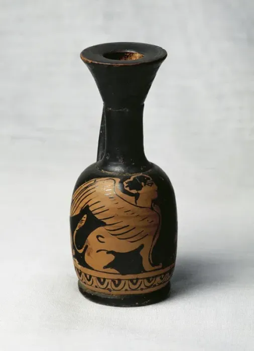 Framed Print : Lekythos. 4th century BC. Red- figure pottery Framed Print : Lekythos. 4th century BC. Red- figure pottery