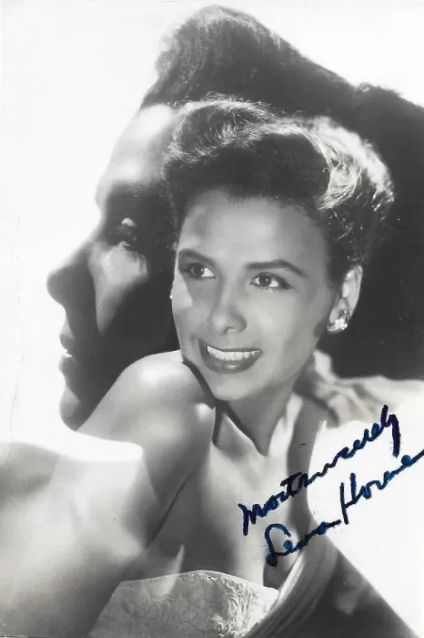 Framed Print : Lena Horne signed photograph Framed Print : Lena Horne signed photograph