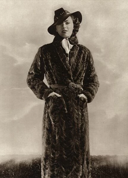 Full length mink coat 1935