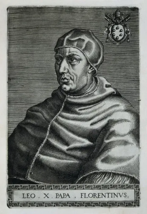 Framed Print : LEO X (1475-1521). Pope (1513-1521). Giovanni Framed Print : LEO X (1475-1521). Pope (1513-1521). Giovanni