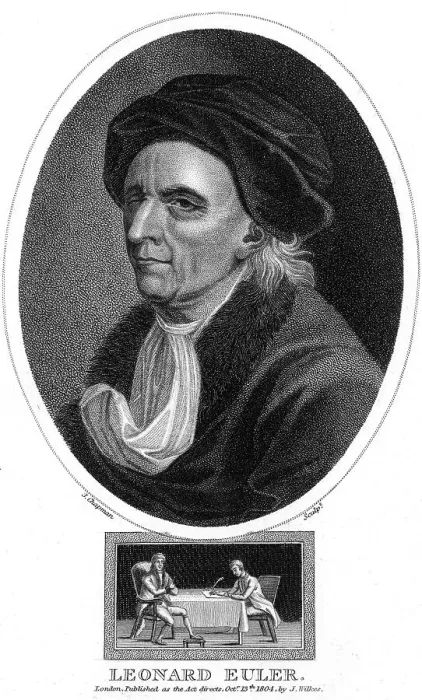 Framed Print : Leonard Euler / Chapman Framed Print : Leonard Euler / Chapman