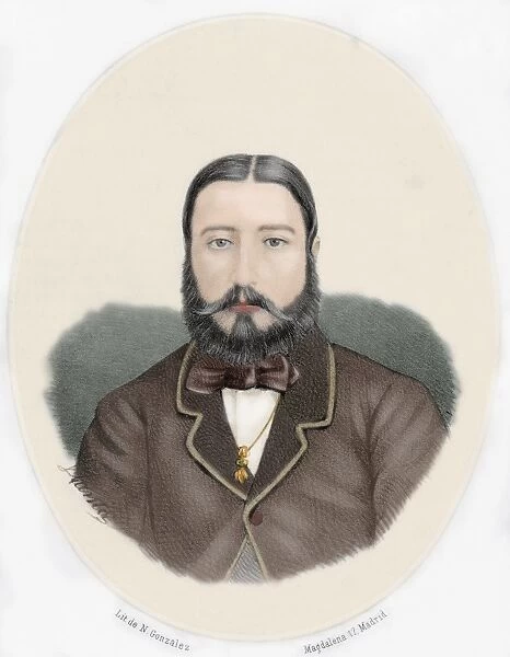 Leopold II (1835-1909). King of the Belgians. Portrait
