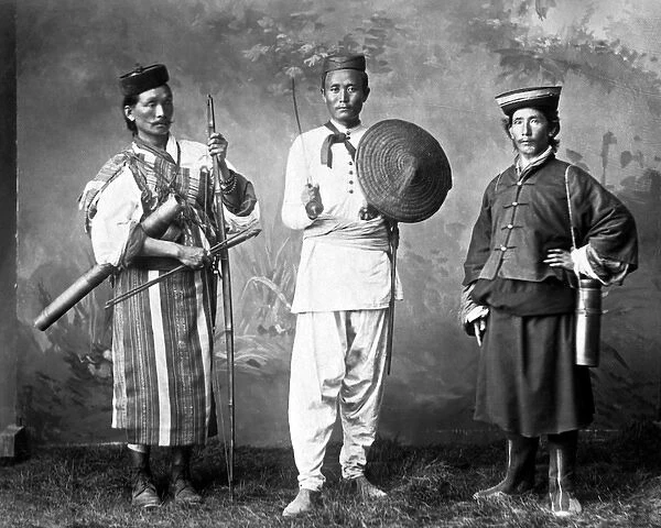 Lepcha (Sikkim), Nepalese and Bhutanese men