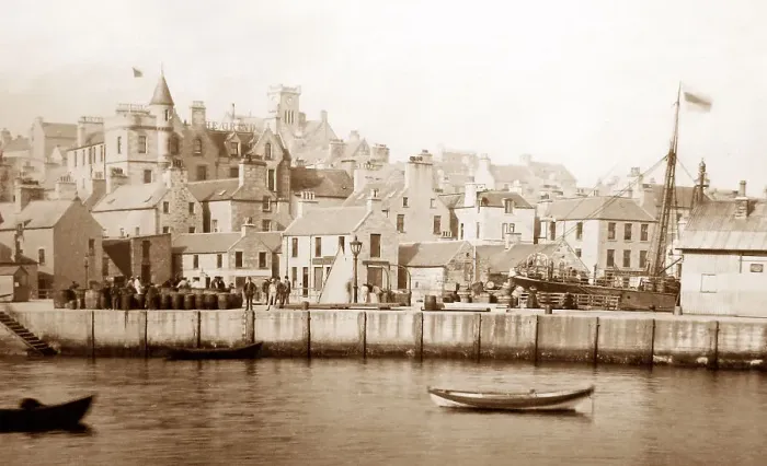 Framed Print : Lerwick Shetland Victorian period Framed Print : Lerwick Shetland Victorian period