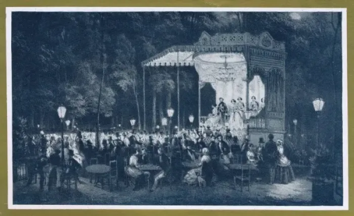 Framed Print : Les Cafes Ambassadeurs, Paris Framed Print : Les Cafes Ambassadeurs, Paris