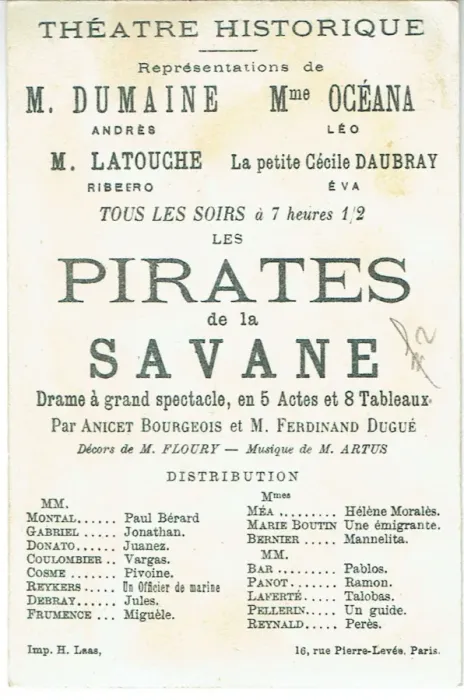 Framed Print : Les Pirates de la Savane
