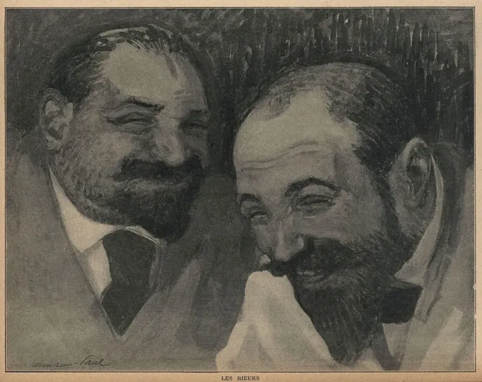 Framed Print : Les Rieurs, The Laughers Framed Print : Les Rieurs, The Laughers