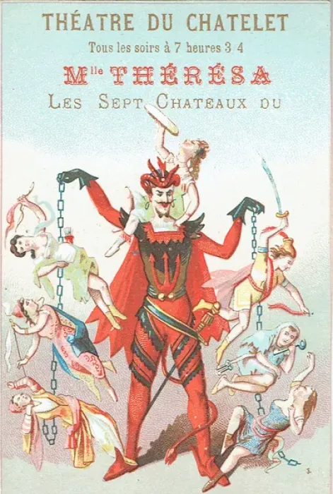 Framed Print : Les Sept Chateaux de Diable by MM. Dennery and C Clairville Framed Print : Les Sept Chateaux de Diable by MM. Dennery and C Clairville