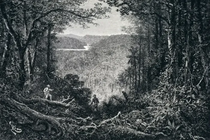 Framed Print : Les Sources de l Oyapock Framed Print : Les Sources de l Oyapock