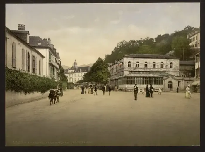 Framed Print : Les Thermes, Bagneres de Bigorra (i. e. Bagneres-de-Bigorre) Framed Print : Les Thermes, Bagneres de Bigorra (i. e. Bagneres-de-Bigorre)