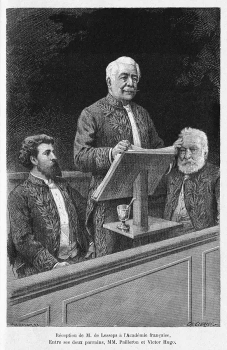 Framed Print : Lesseps Academician Framed Print : Lesseps Academician