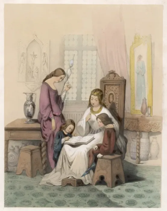 Framed Print : Lesson - Medieval France Framed Print : Lesson - Medieval France