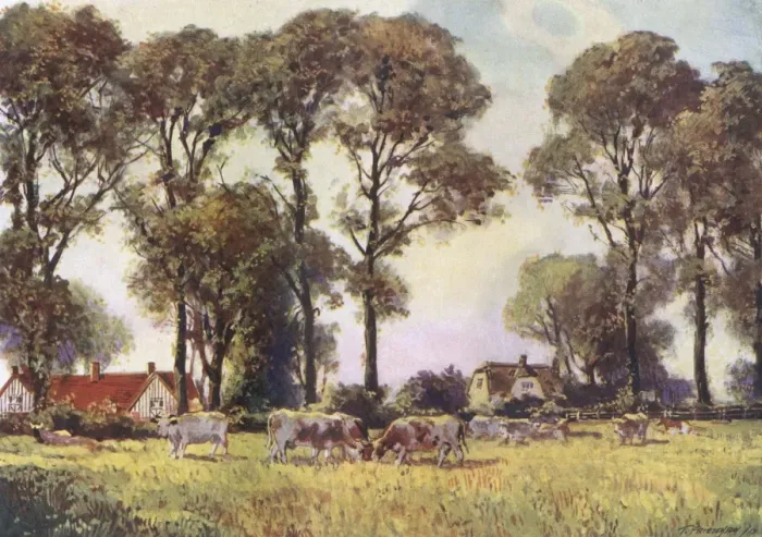Framed Print : Letchworth / Pastoral 1913 Framed Print : Letchworth / Pastoral 1913