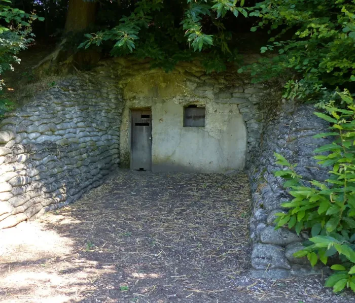 Framed Print : One of the four Lettenberg Bunkers, Kemmel Hill Framed Print : One of the four Lettenberg Bunkers, Kemmel Hill