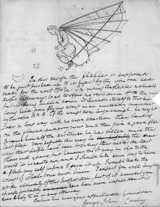 Framed Print : Letter from George John Cayley to his grandfather Framed Print : Letter from George John Cayley to his grandfather