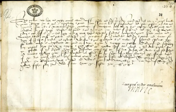 Framed Print : Letter from Mary, Queen of Scots Framed Print : Letter from Mary, Queen of Scots
