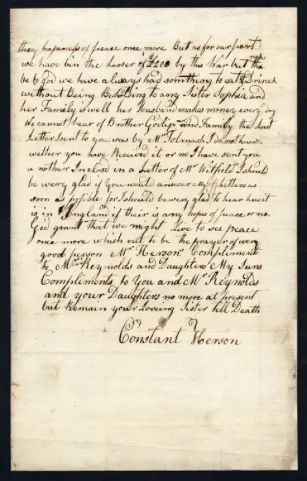 Framed Print : Letter to Mrs Reynolds Framed Print : Letter to Mrs Reynolds