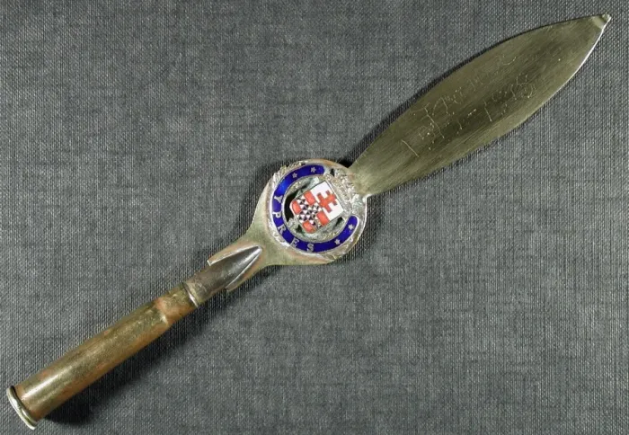 Framed Print : Letter opener with the Coat of Arms of Ypres Framed Print : Letter opener with the Coat of Arms of Ypres