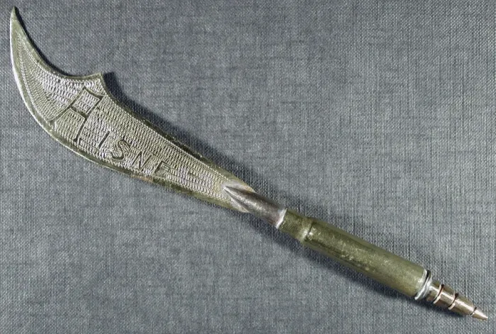 Framed Print : Letter opener Engraved Aisne and Marne Framed Print : Letter opener Engraved Aisne and Marne