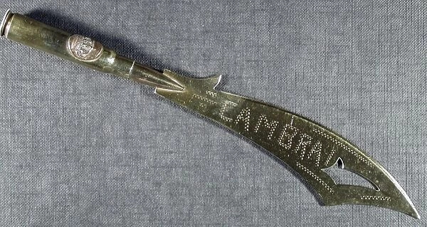 Letter opener Engraved Cambrai